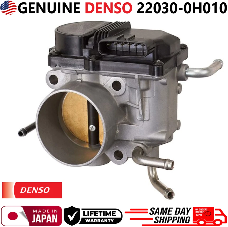 Cuerpo de acelerador DENSO GENUINO para Toyota Camry Solara 2002-2003 2,4 L, 22030-0H010 Foto 3 de 4