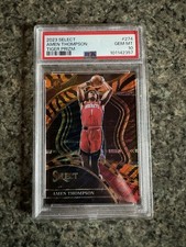 2023-24 Panini Select - Courtside Amen Thompson Rookie Tiger Stripe PSA 10