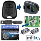 REPAIR SET Auto Schlüssel Gehäuse NE78 Rohling z.B. für Peugeot 406 Citroen