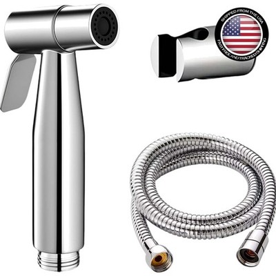 Lightweight and Rust-Resistant Handheld Toilet Washer - Bidet Sprayer with Hose