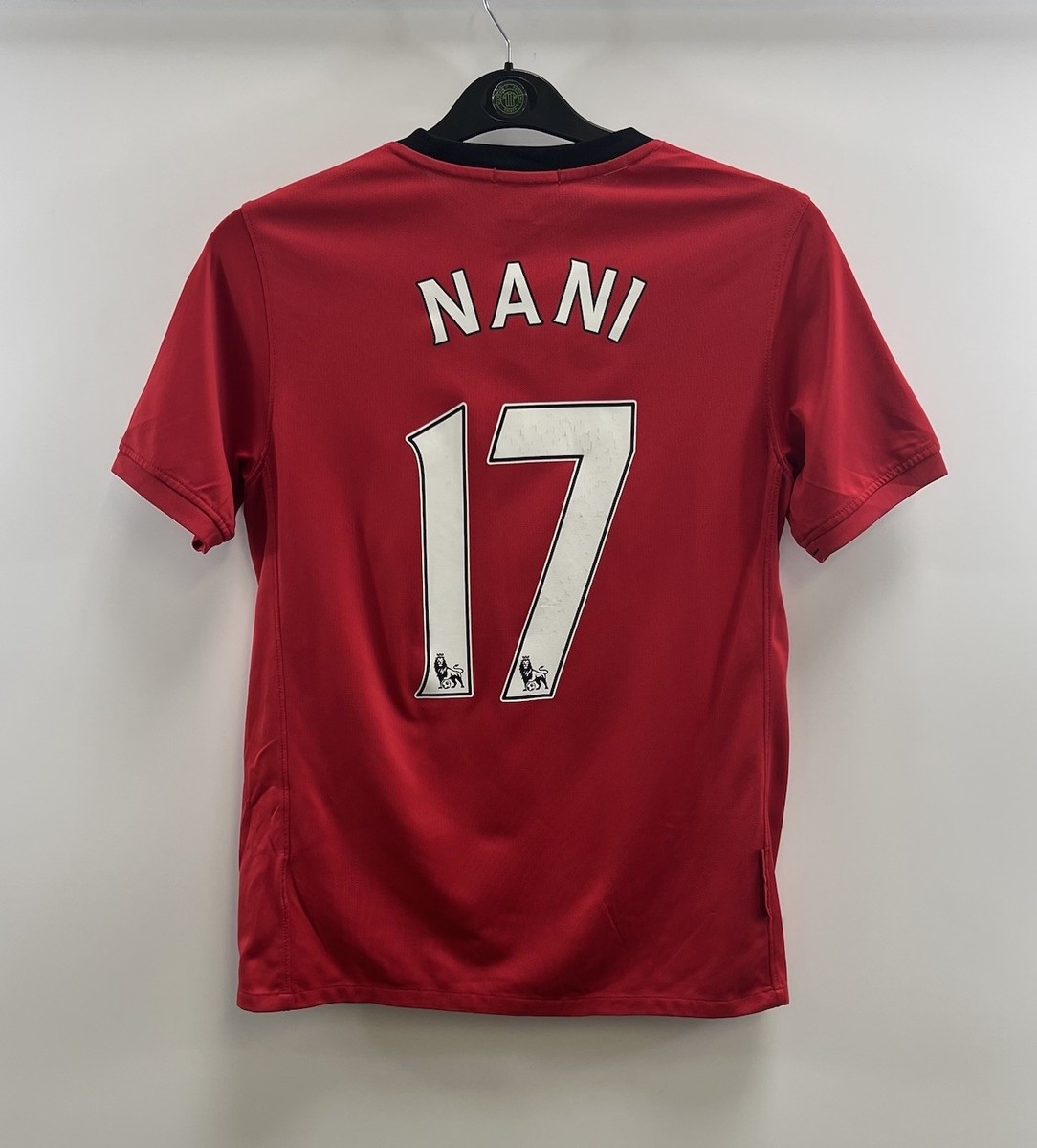 [AUTHENTIC] マンチェスター・ユナイテッド Nani 17 Manchester United Nani 17 Home Football Shirt 2009/10 Children XL