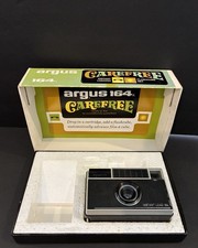 Vintage Argus Carefree Instant Load 164k Camera w/ Original Box Receipt