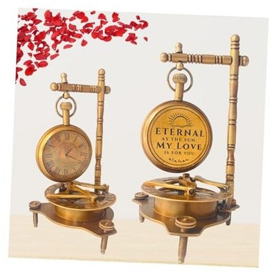  Eternal Love Anniversary Sundial Compass Gift for Him or Her Unique Gift for 