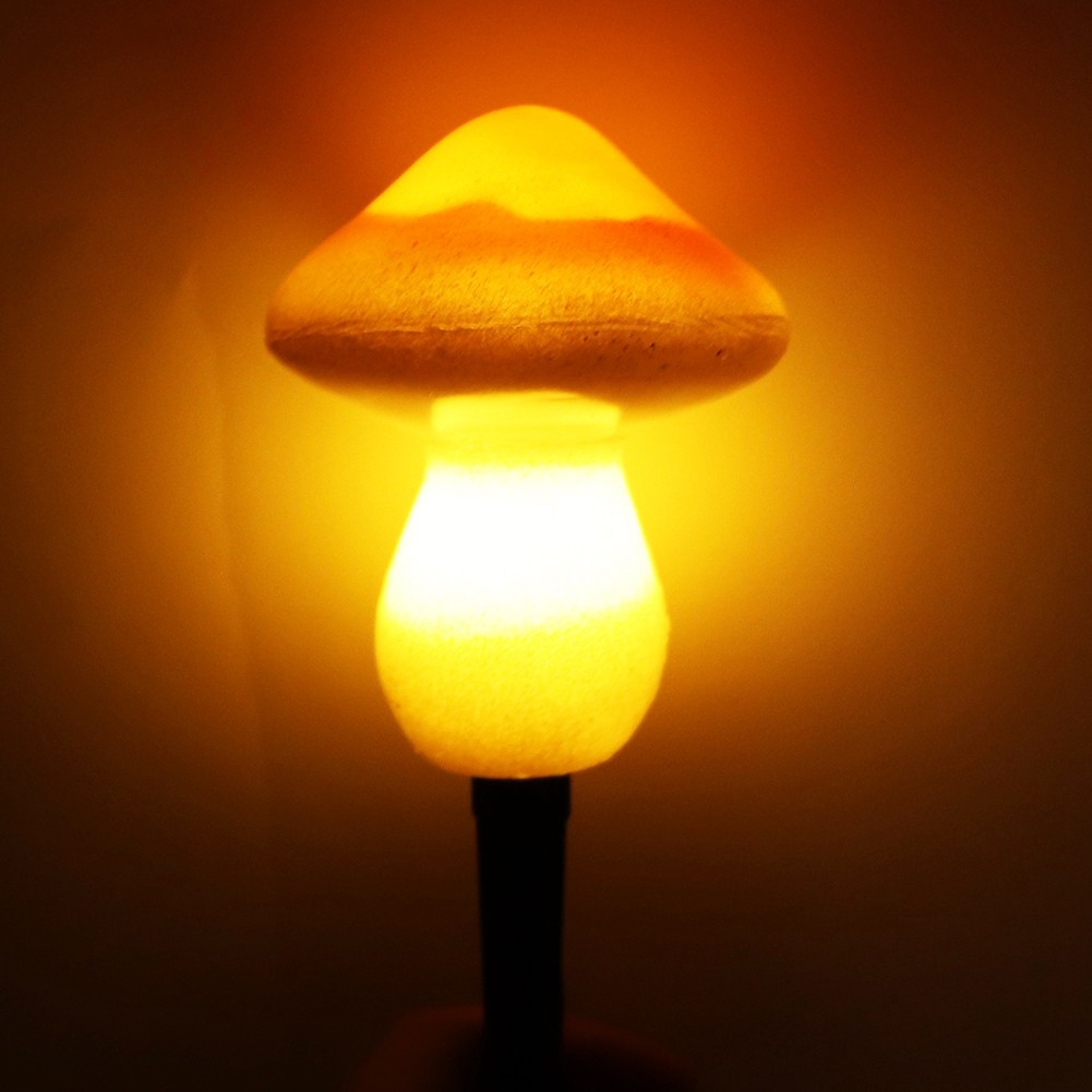 New Mushroom Shaped Lawn Lamp Solar Garden Lights LED Waterproof Lamp For