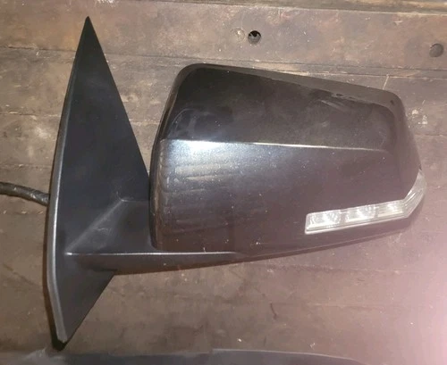 2015 GMC ACADIA DENALI DRIVER DOOR POWER MIRROR ASSEMBLY BLACK NONE NICER