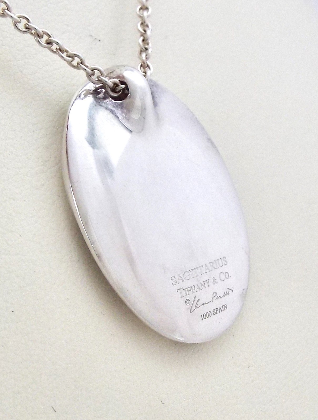 Tiffany & Co - Sagittarius Zodiac Necklace - Peretti - Sterling w/ Box ~#6876