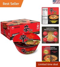 Microwaveable Pack of 12 Shin Ramyun Korean Beef Noodles - Bold and Spicy