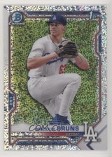2021 Bowman Draft Chrome Sparkle Refractor Maddux Bruns #BDC-126 3d5