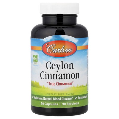 Ceylon Cinnamon, 90 Capsules (500 mg per Capsule)