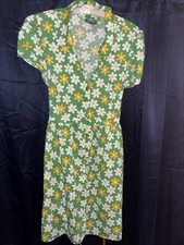 1960s Vintage ModCloth Dress Fits Small On Petite Women Youth XL Adjustable Back