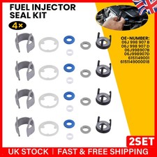 8Pcs Fuel Injector Seal Repair Set 06J998907D For Seat Leon Altea Exeo 09-2018