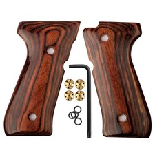 Cool Hand Grips for Beretta 92 FS, 92/96 Full Size, m9, 92a1, 92 INOX, Brown