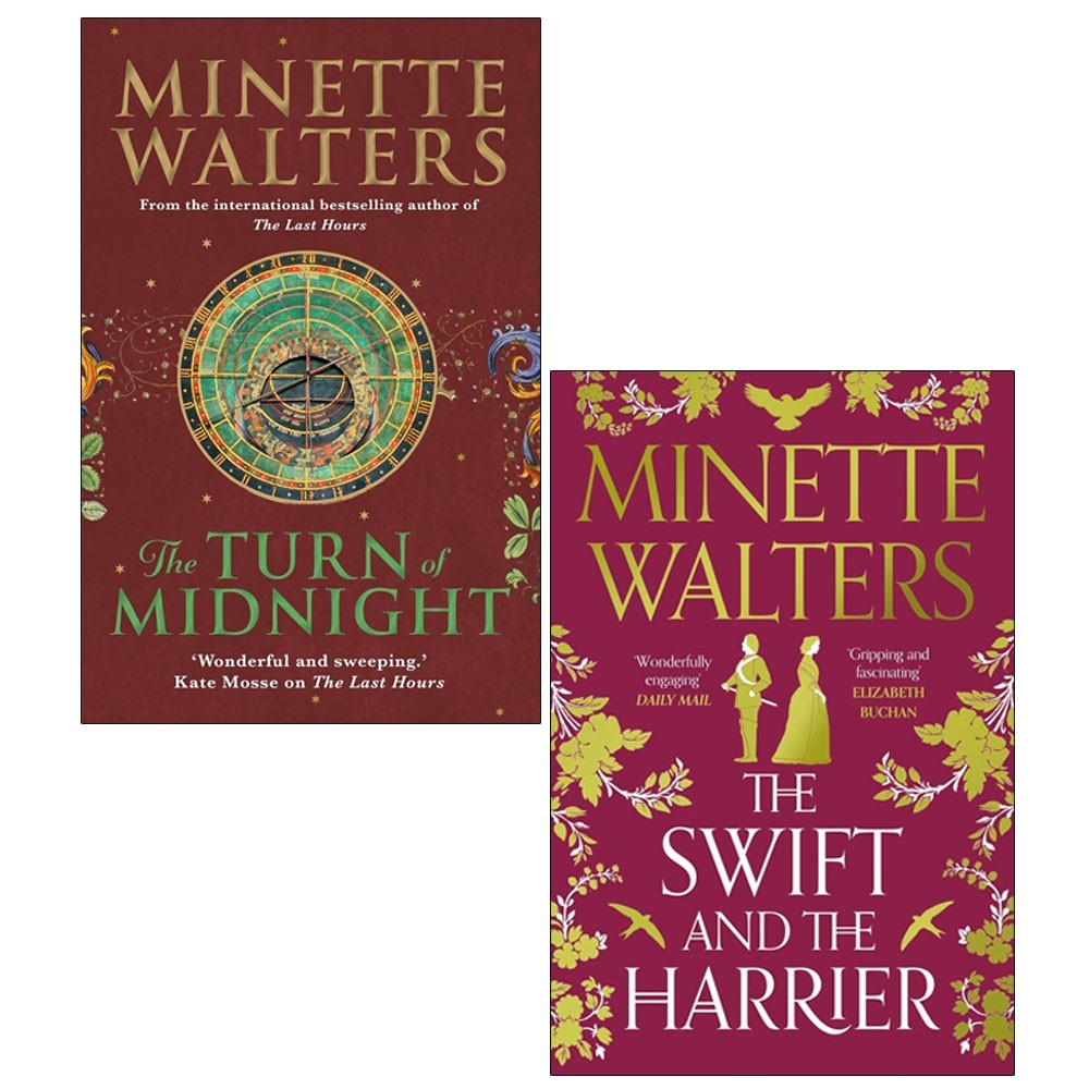 Minette Walters Collection 2  Books Set Swift and Harrier,Turn of Midnight