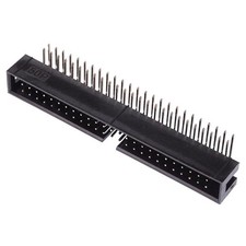 5 x 50-Way IDC Right Angle Pin Boxed Header 2.54mm