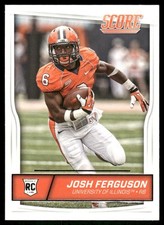 2016 Panini Score #432 Josh Ferguson Rookie RC Illinois football card. rookie card picture