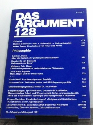 Das Argument 128