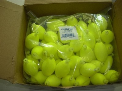 Betts BO200W-50Y Weighted Oval Snap On Float 2'' Length Bag of 50