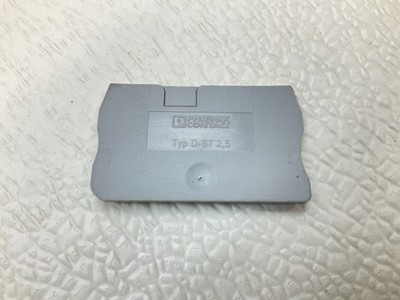 Phoenix Contact D-ST 2,5 Gray Grey End Cap D-ST 2.5 Lot of 6 (TSC)