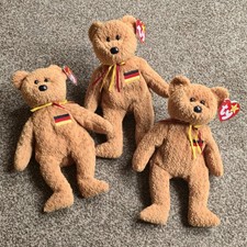 Ty Beanie Babies Baby Germania BNWT The Germany Excl Bear x3  Retired New Tagged