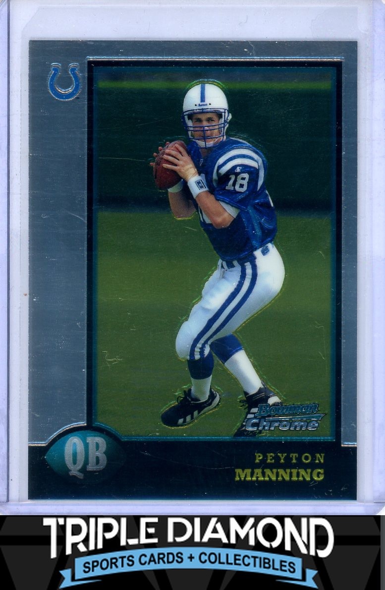 1998 Bowman Chrome #1 Peyton Manning Rookie RC Colts B464