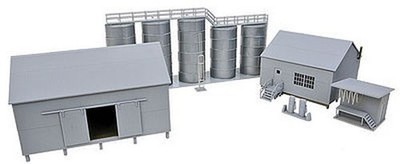 Walthers Cornerstone 933-4059 Ho Maßstab Strassenseiten Öl Händler Tanks Set