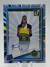 DOMINIQUE MALONGA 2025 Donruss WNBA Holo Laser Rated RC Auto Storm #89 🔥🔥