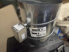Honeywell ARD10 10" Automatic Damper Round 24VAC Power Close HVAC