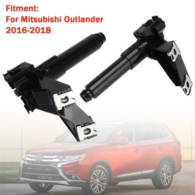 1 Pair Front Headlight Spray Washer Nozzle Für Mitsubishi Outlander 2016-2018