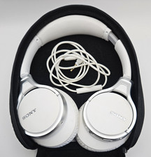 Sony MDR-10RNC Noice Canceling Wired Headphones Bundle w/Case and Wired Cable