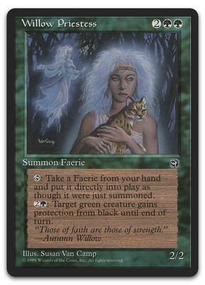 Willow Priestess (NM) Homelands HML Magic MTG