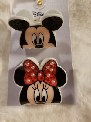 NWT BaubleBar x Disney claw hair clip Disney Baublebar 2 Mickey Minnie Hair Claw Clips NWT Jaw  main image 4