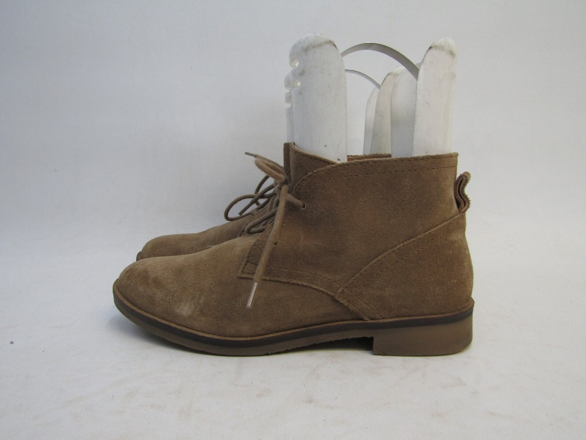 Lucky Brand Womens Size M Brown Suede Laces Ankle Fashion