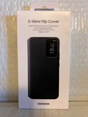 Genuine Samsung - Galaxy S22+ (PLUS)  S-View Flip Cover - Black  BRAND NEW!!