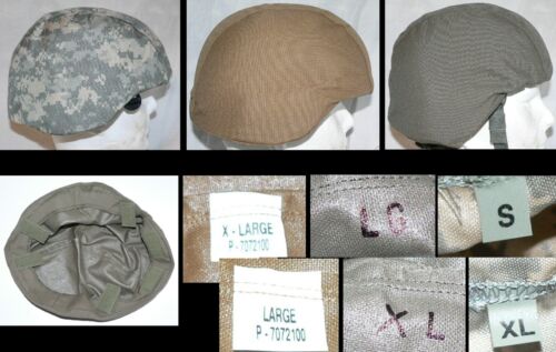 D- US ACH combat helmet cover camouflage coating coyote brown or foil green or UCP - Picture 1 of 5