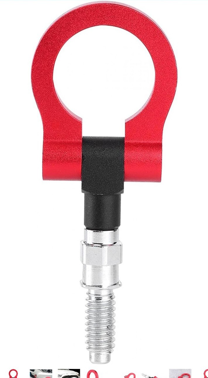 Auto Trailer Aluminum Alloy Front Tow Hook Decoration Towing Ring For E Seri (A)