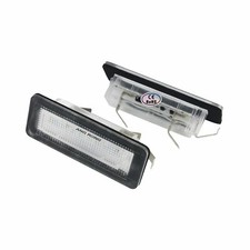 Lot De 2 Feux De Plaque D'Immatriculation LED Pour Mercedes Smart Fortwo 451 2007-2014 Et 450 1998-2007 - Éclairage Blanc Xenon