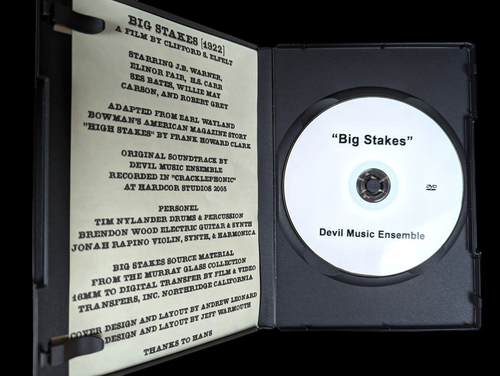 Big Stakes DVD (1922) Silent Western - Devil Music Ensemble - Rare OOP - Picture 3 of 3