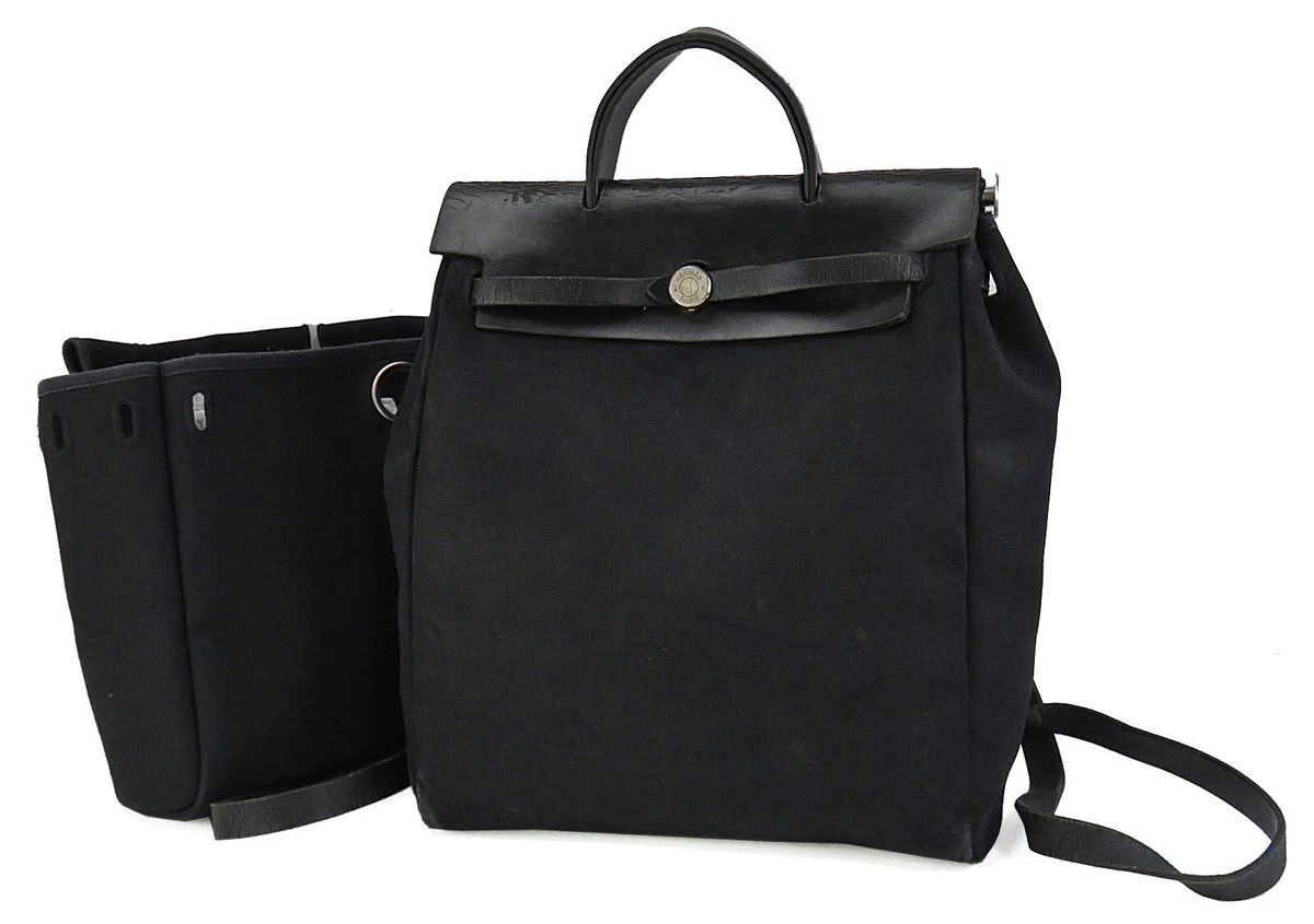 hermes backpack black