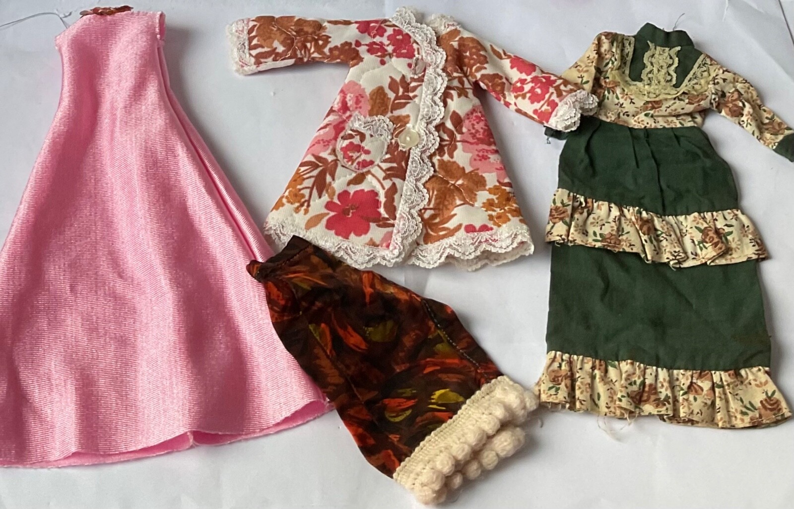Vintage Handmade Doll Clothes Bundle Lot Suit Sindy or similar size
