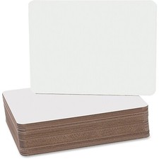 Flipside Dry Erase Board, 9-1/2" x 12", 24/PK, White