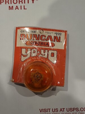 Vintage Duncan Imperial Yo Yo 1970's ORANGE