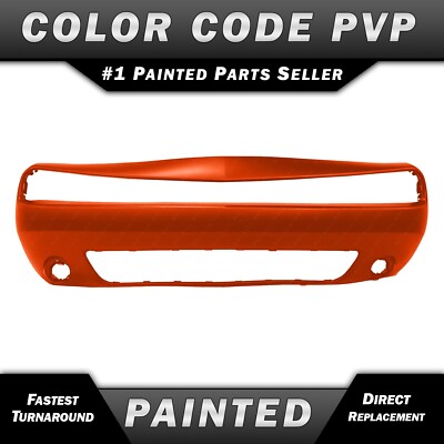 NEW Painted *PVP Mango* Front Bumper Cover for 2015-2023 Dodge Challenger 15-23