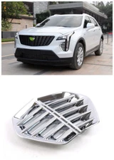 For Cadillac XT4 2018 - 2023 Chrome Front Fog Light Lamp Grille Cover Trim 2pcs