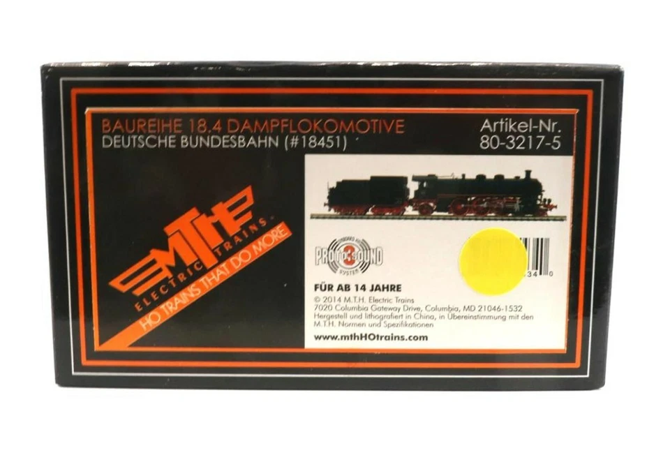 Locomotora de vapor y licitadora MTH 80-3217-5 DB Baiureihe escala 18,4 HO Foto 3 de 4