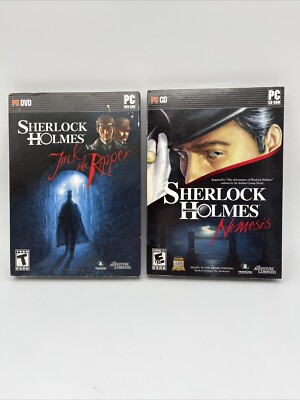 Sherlock Holmes PC Lot Nemesis & Jack The Ripper Games New Sealed