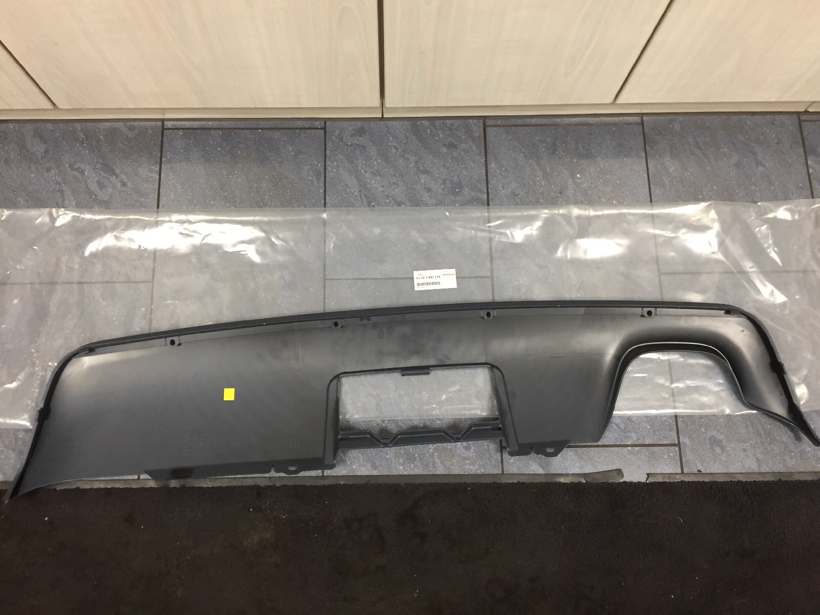 BMW 5 E60/E61 M SPORT Hintere Stoßstange Unten Teil Diffusor  