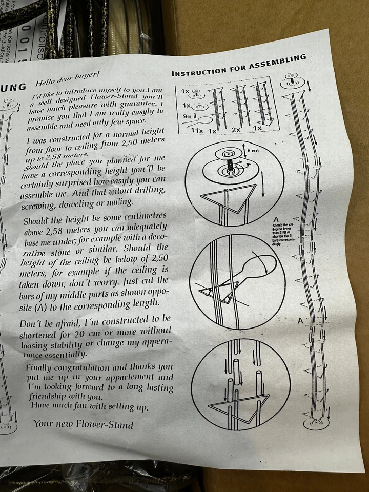 Blumensäule Pflanzsäule Flower Tower ohne Bohren - Bild 3 von 3