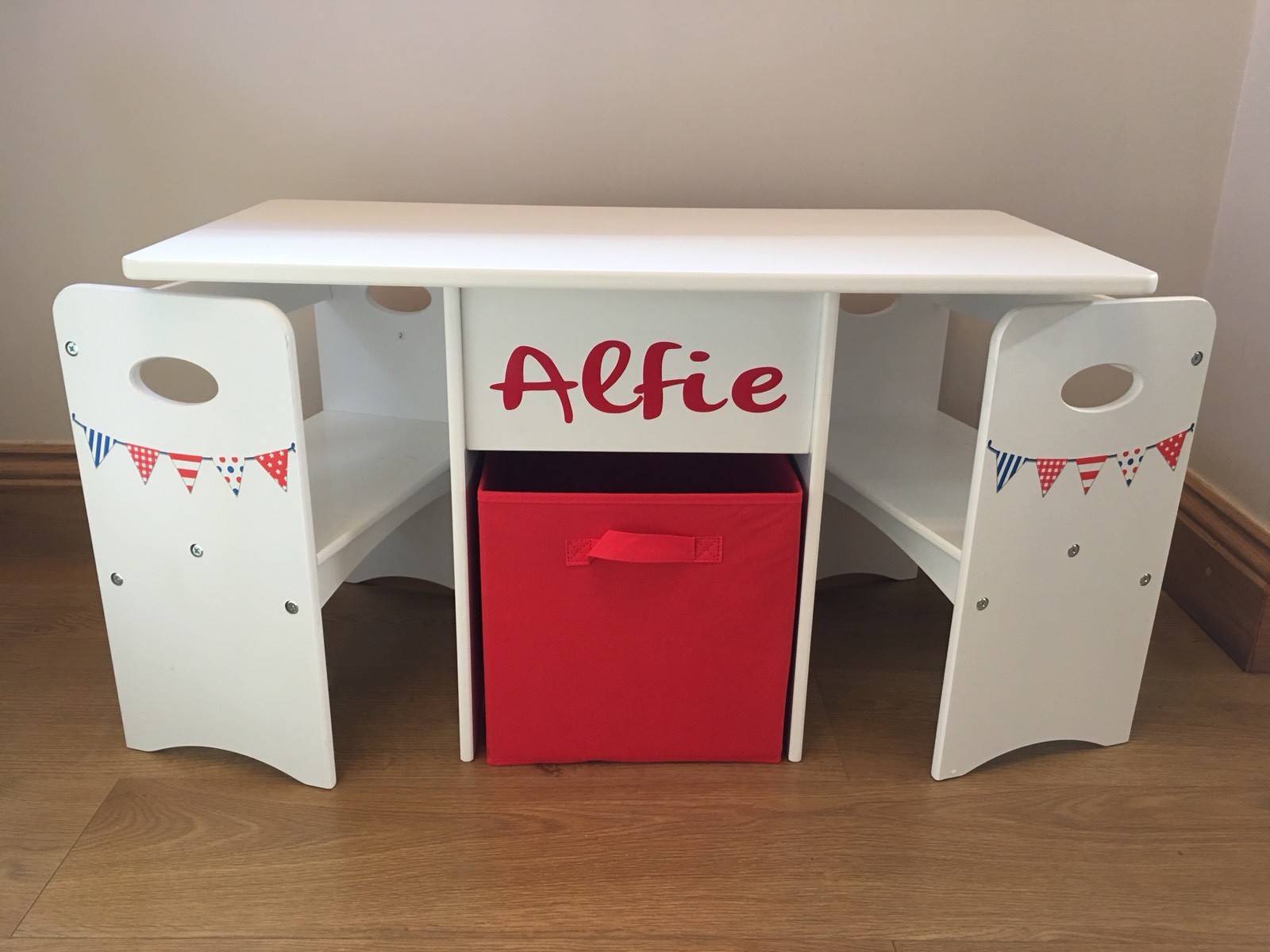 kids storage play table
