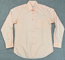 Daniel Hechter Paris Two Ply Men's Button Up Long Sleeve Dress Shirt Size L