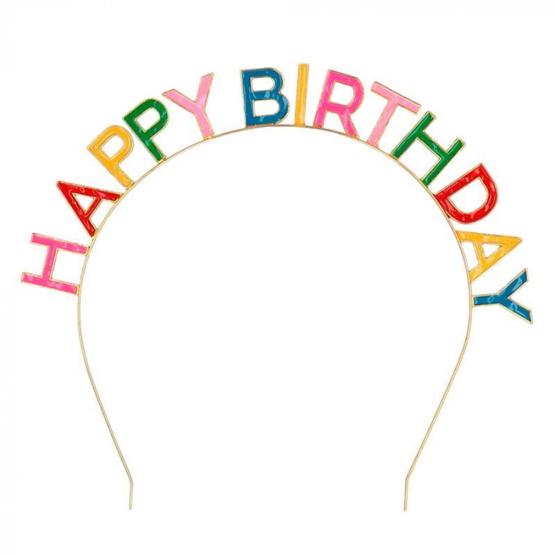 Boland Happy Birthday Headband Adult Fancy Dress